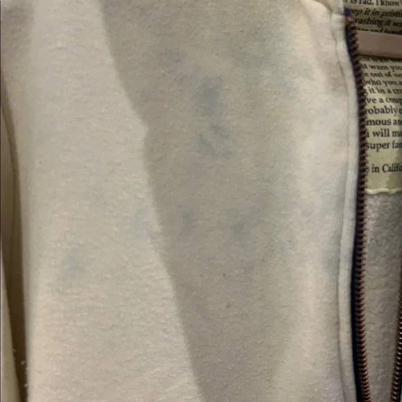 Aviator Nation yellow full zip classic rainbow  logo hoodie unisex flawed Small - Picture 4 of 11